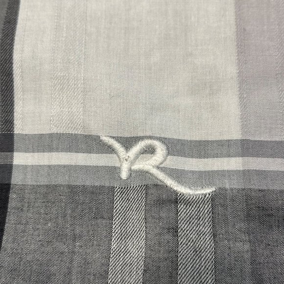 Rocawear Men Button Up Shirt Stripped Long Sleeve Plaid Dressy - Picture 12 of 12